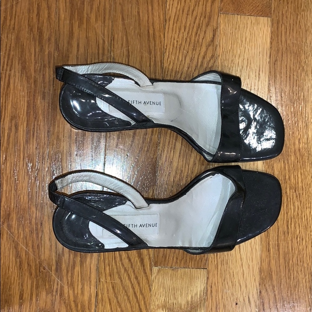 Saks Fifth Avenue Black Wedges